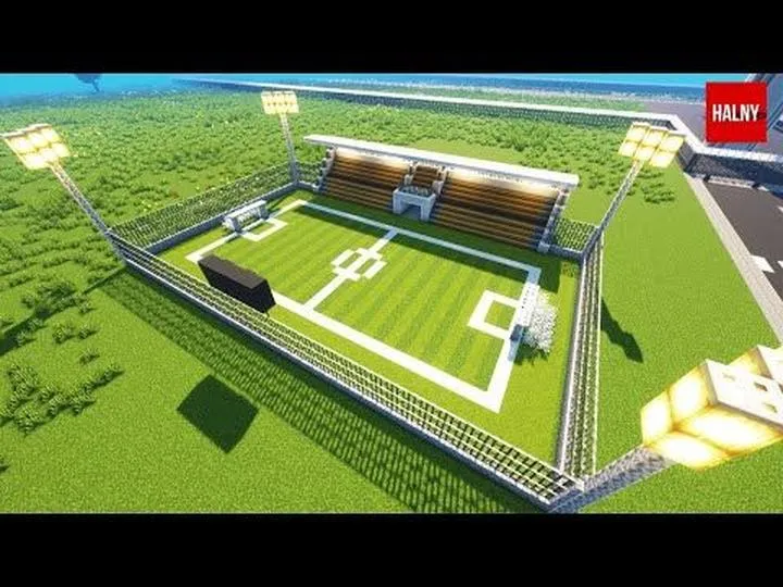 Minecraft budowa stadionu